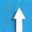 上向き矢印アイコン